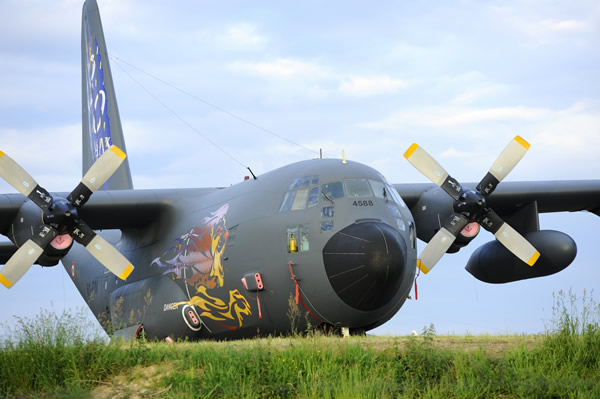 C-130 Hercules 61-PM of the French Air Force, painted to mark the 30th Anniversary of the C-130 in French service
